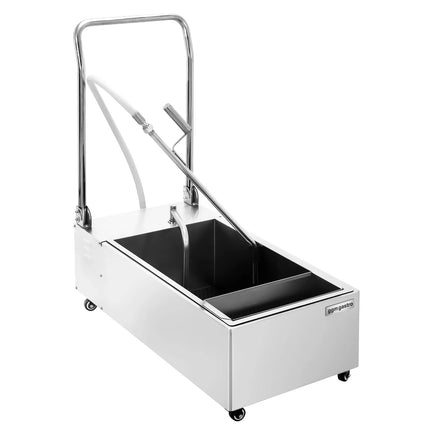 GGM Gastro Fryer Oil Filter - 450x890x880mm - 48L/min - Stainless Steel - with Wheels