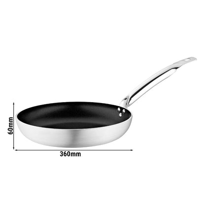 GGM Gastro Frying Pan - Aluminium - Ø 360mm - Height: 60mm - Non-stick - suitable for gas, ceramic and electric