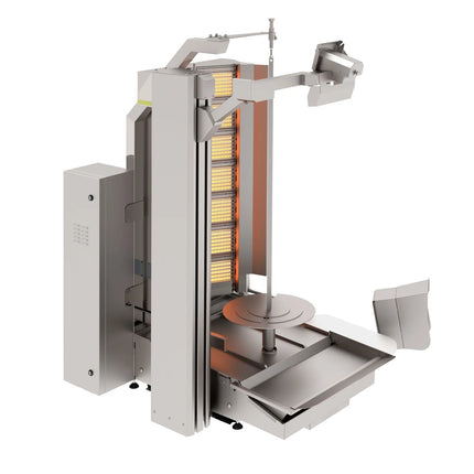 GGM Gastro Gas Automatic Doner Kebab Grill - 14 Burner - up to 280kg - 37.24kW