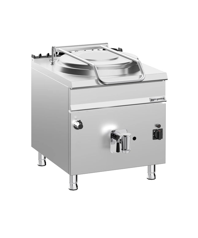 GGM Gastro Gas Boiling Pan - 150L - 20kW - Direct Heating - with Water Connection