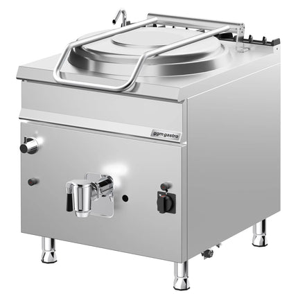 GGM Gastro Gas Boiling Pan - 150L - 20kW - Direct Heating - with Water Connection