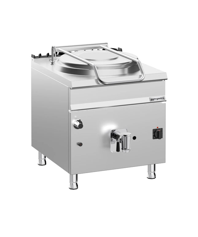GGM Gastro Gas Boiling Pan - 150L - 20kW - Indirect Heating - with Water Connection