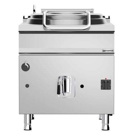 GGM Gastro Gas Boiling Pan - 150L - 20kW - Indirect Heating - with Water Connection