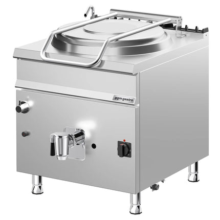 GGM Gastro Gas Boiling Pan - 150L - 20kW - Indirect Heating - with Water Connection