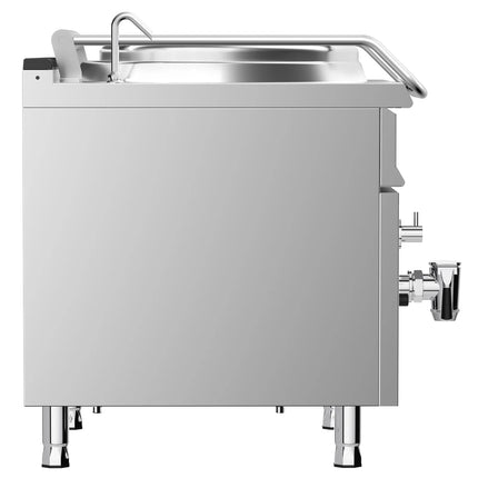 GGM Gastro Gas Boiling Pan - 150L - 20kW - Indirect Heating - with Water Connection