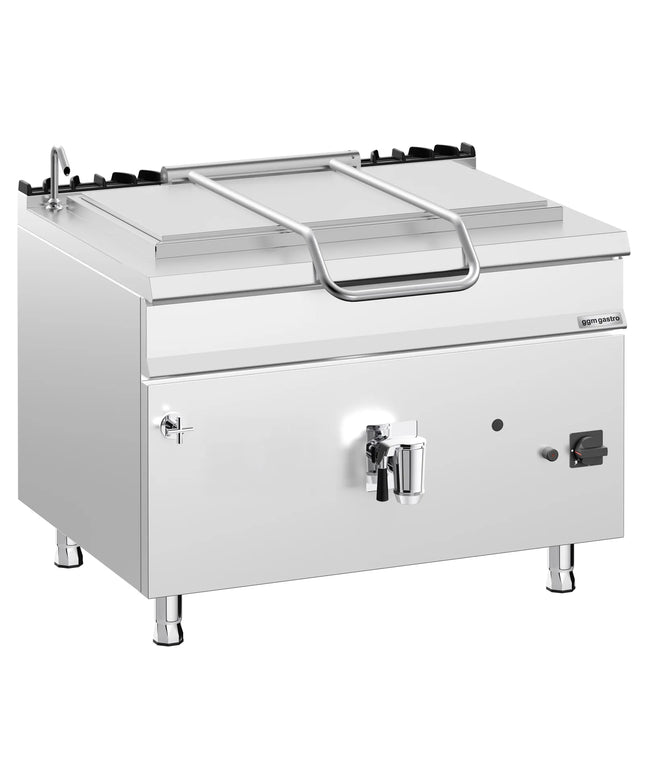 GGM Gastro Gas Boiling Pan - 250L - 30kW - Direct Heating - with Water Connection