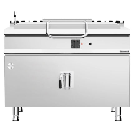 GGM Gastro Gas Boiling Pan - 250L - 30kW - Indirect Heating - with Water Connection