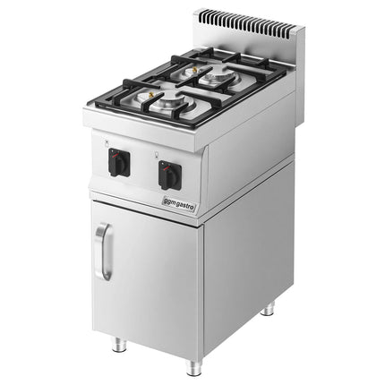 GGM Gastro Gas Boiling Top - 10kW - 2 burners - with base cabinet - 1 door
