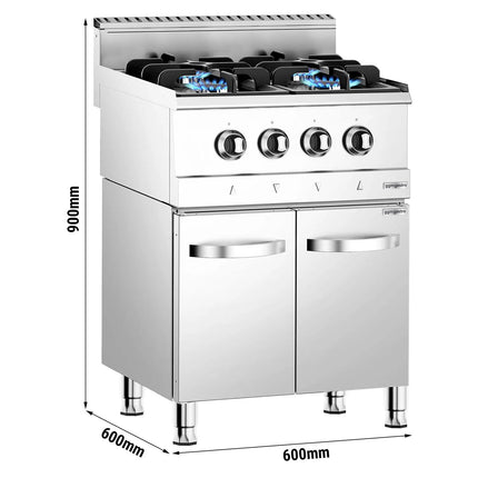 GGM Gastro Gas Boiling Top - 13.06kW - 4 burners