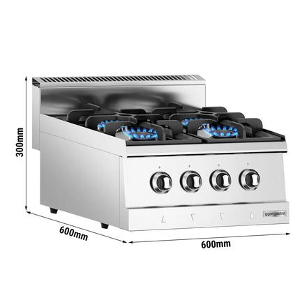 GGM Gastro Gas Boiling Top - 13.06kW - 4 burners