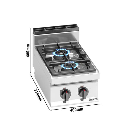 GGM Gastro Gas Boiling Top - 14kW - 2 burners