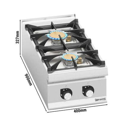 GGM Gastro Gas Boiling Top - 16kW - 2 burners
