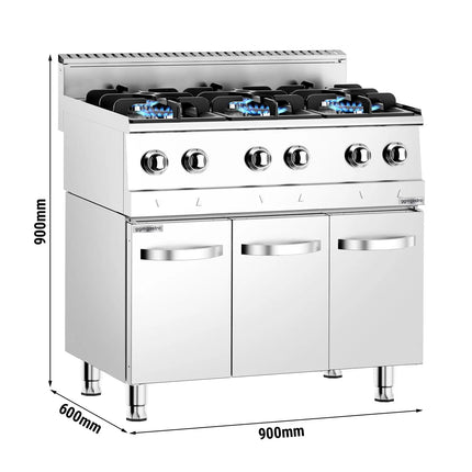 GGM Gastro Gas Boiling Top - 19.59kW - 6 burners