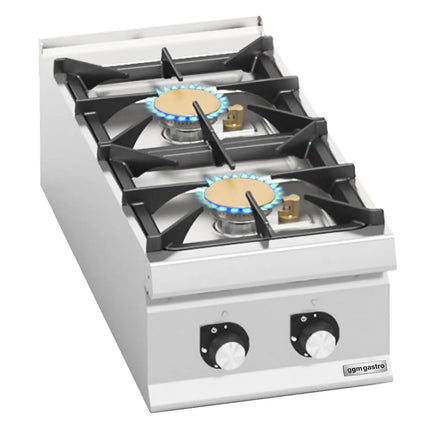 GGM Gastro Gas Boiling Top - 20kW - 2 burners - High-Output Model