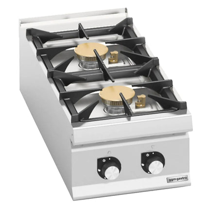 GGM Gastro Gas Boiling Top - 20kW - 2 burners - High-Output Model