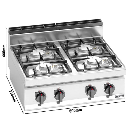 GGM Gastro Gas Boiling Top - 21.5kW - 4 burners
