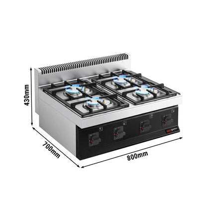 GGM Gastro Gas Boiling Top - 23kW - 4 burners