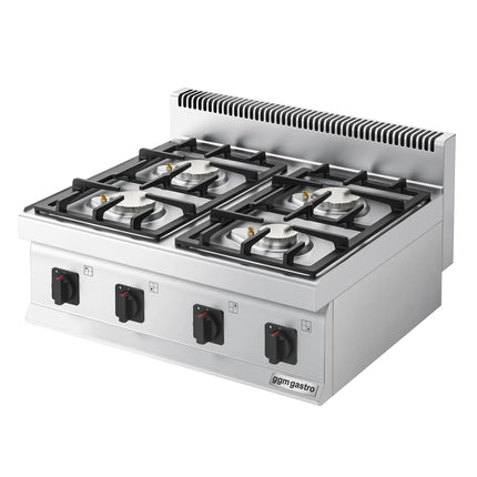 GGM Gastro Gas Boiling Top - 23kW - 4 burners