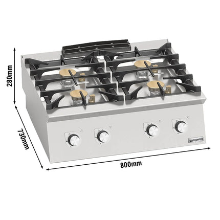 GGM Gastro Gas Boiling Top - 24kW - 4 burners