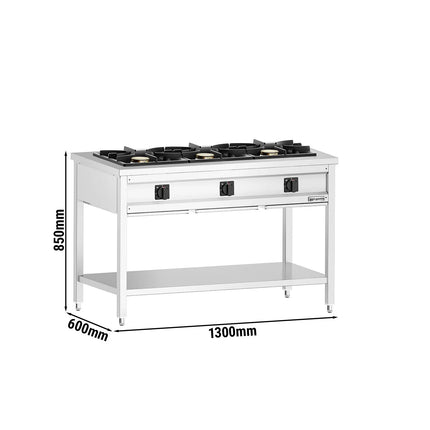 GGM Gastro Gas Boiling Top - 25.5kW - 3 burners