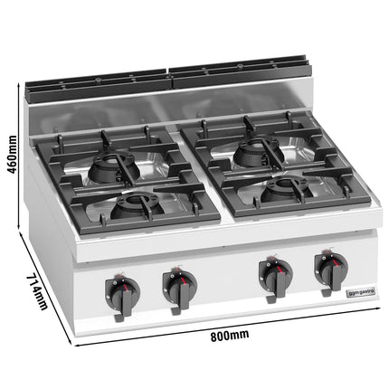 GGM Gastro Gas Boiling Top - 28kW - 4 burners