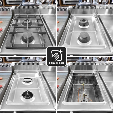 GGM Gastro Gas Boiling Top - 28kW - 4 burners