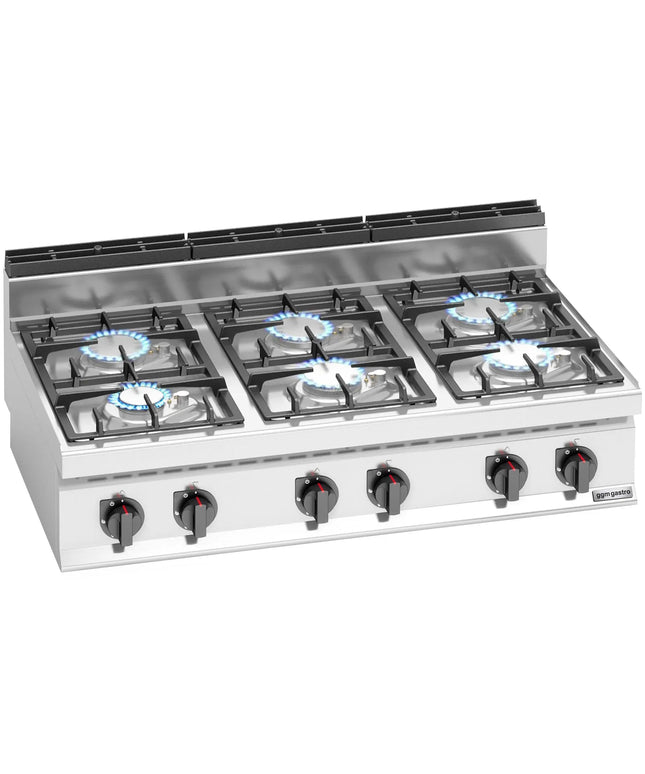 GGM Gastro Gas Boiling Top - 33.5kW - 6 burners