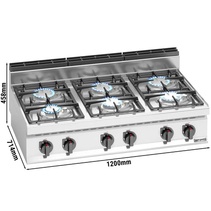 GGM Gastro Gas Boiling Top - 33.5kW - 6 burners