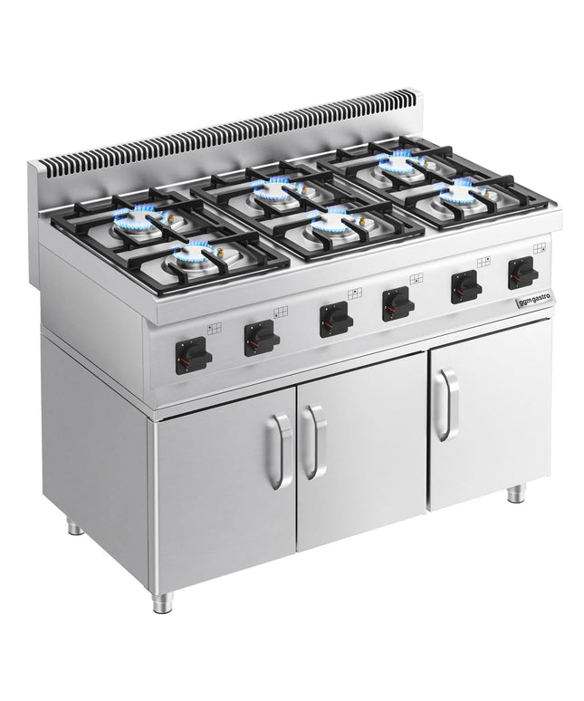 GGM Gastro Gas Boiling Top - 36kW - 6 burners