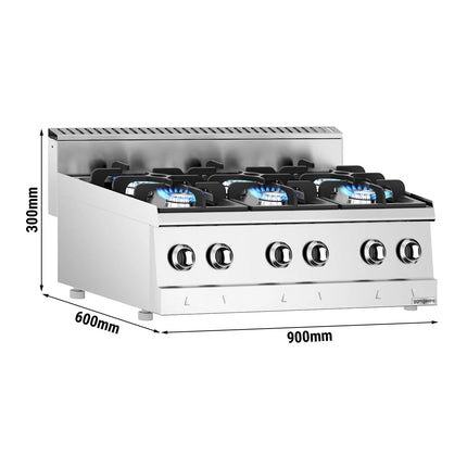 GGM Gastro Gas Boiling Top - 36kW - 6 burners