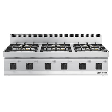 GGM Gastro Gas Boiling Top - 36kW - 6 burners