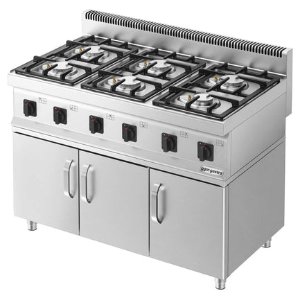 GGM Gastro Gas Boiling Top - 36kW - 6 burners
