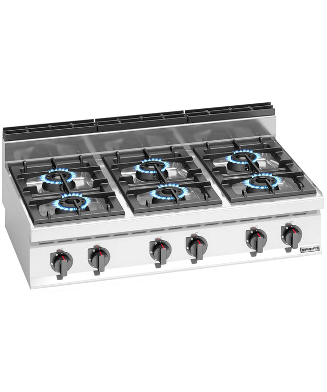 GGM Gastro Gas Boiling Top - 42kW - 6 burners