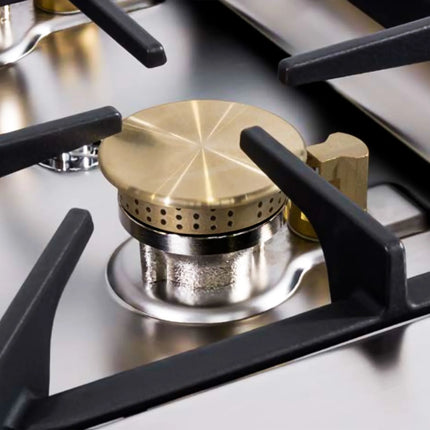 GGM Gastro Gas Boiling Top - 44kW - 6 burners - with open base shelf - Heavy Duty
