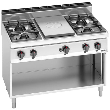 GGM Gastro Gas Boiling Top with Electric Hotplate - 28kW - 4 Burners
