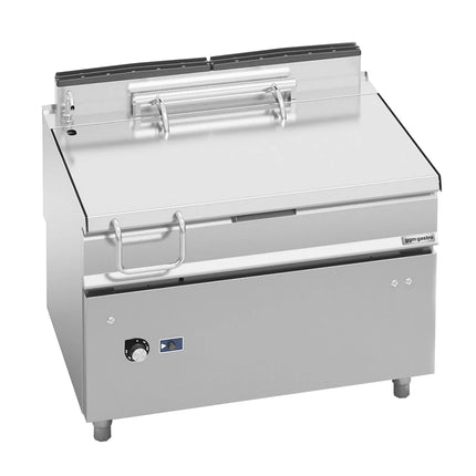 GGM Gastro Gas Bratt Pan - 120L - 30kW - Motorised Tilt - with Water Fill Tap
