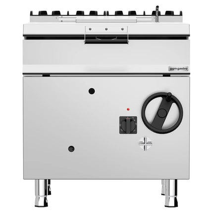GGM Gastro Gas Bratt Pan - 60L - 20.5kW - Manual Tilt - with Water Fill Tap