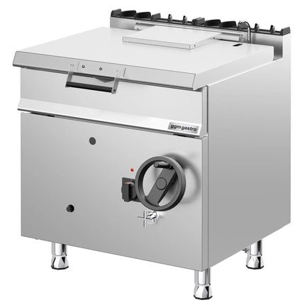 GGM Gastro Gas Bratt Pan - 60L - 20.5kW - Manual Tilt - with Water Fill Tap