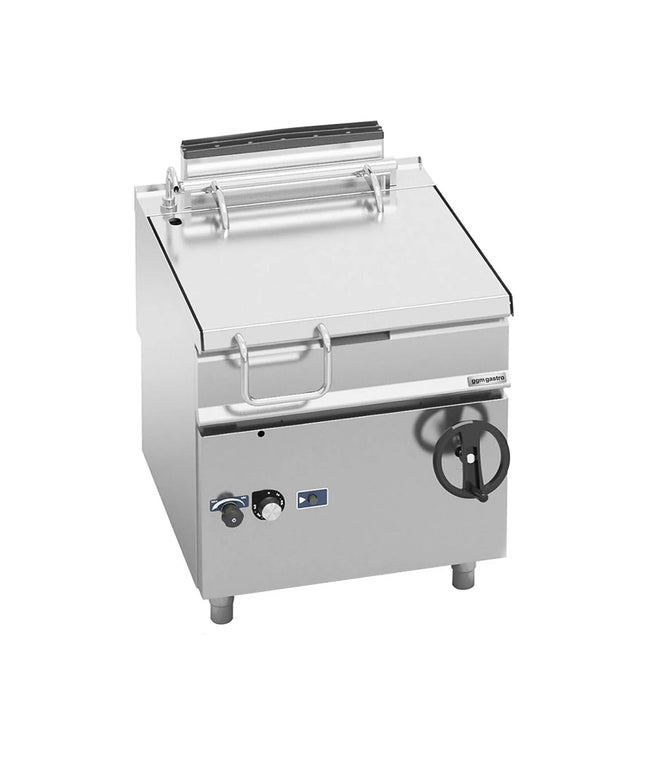 GGM Gastro Gas Bratt Pan - 80L - 20kW - Motorised Tilt - with Water Fill Tap