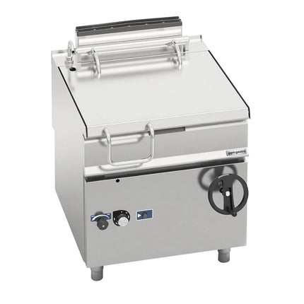 GGM Gastro Gas Bratt Pan - 80L - 20kW - Motorised Tilt - with Water Fill Tap