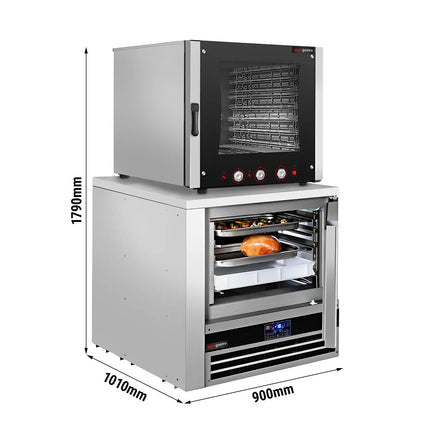 GGM Gastro Gas Commercial Combi Oven - Manual Controls - 6x GN 1/1 or 6x EN 600x400 - incl. Blast chiller 5x GN 1/1, Core temperature probe, HACCP monitoring