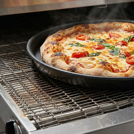 GGM Gastro Gas Conveyor Pizza Oven - 1030x1300mm (103.1 cmx130 cm) - 230V Single Phase - Touchscreen Controls - Belt width: 400mm (39.9 cm) - up to 350°C - for Ø 30cm (30 cm) pizza