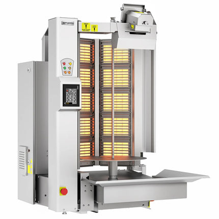 GGM Gastro Gas Doner Kebab Grill - 10 Burner - up to 150kg - 26.6kW - incl. 1 skewer & grease tray
