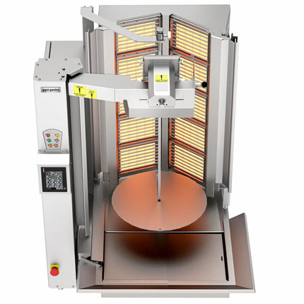 GGM Gastro Gas Doner Kebab Grill - 10 Burner - up to 150kg - 26.6kW - incl. 1 skewer & grease tray