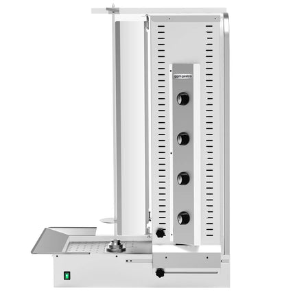 GGM Gastro Gas Doner Kebab Grill (Shawarma/Gyros) - 4 Burner - 20kW - incl. 2 splash guards