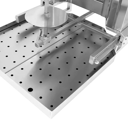 GGM Gastro Gas Doner Kebab Grill (Shawarma/Gyros) - 4 Burner - up to 60kg - 13kW - Countertop - incl. 2 splash guards & 2 double doors