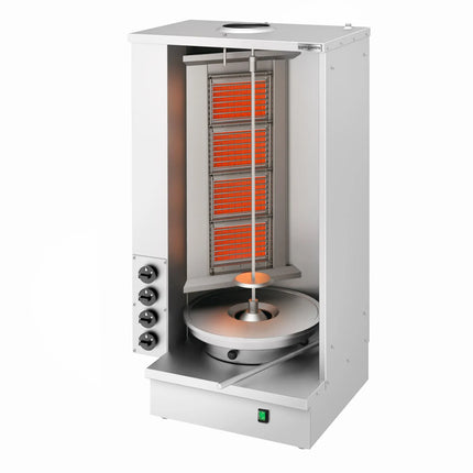 GGM Gastro Gas Doner Kebab Grill (Shawarma/Gyros) - 4 Burner - up to 60kg