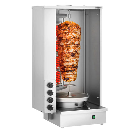 GGM Gastro Gas Doner Kebab Grill (Shawarma/Gyros) - 4 Burner - up to 60kg