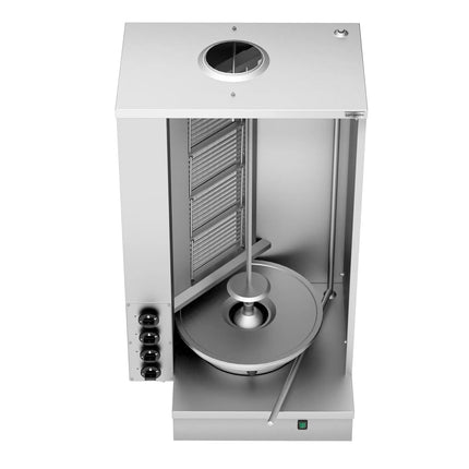GGM Gastro Gas Doner Kebab Grill (Shawarma/Gyros) - 4 Burner - up to 60kg