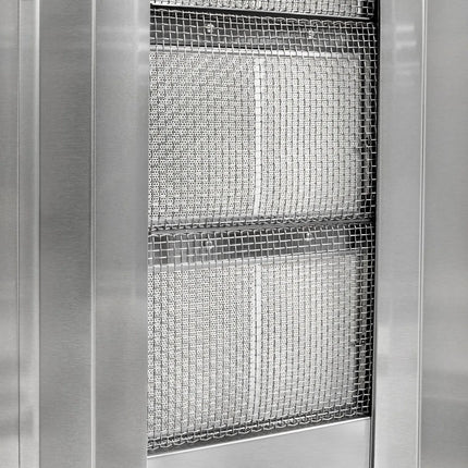 GGM Gastro Gas Doner Kebab Grill (Shawarma/Gyros) - 8 Burner - up to 100kg - 32.5kW - incl. 2 splash guards & 2 double doors